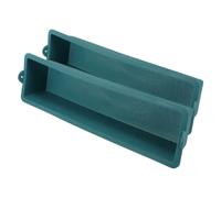 BESTonZON 2pièces Mangeoire pour Poules Distributeur De Nourriture pour Volailles Récipient pour Canards Chèvres Seau Eau Jardinière Plastique Pot De Fleurs pour Alimentation Bétail