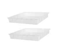 BESTonZON 2pièces Moule à Paver Béton Réutilisable Lot pour Création De Chemins Et Dalles De Jardin Ou Ciment Facile à Utiliser Nettoyer Parfait pour Et Paysagistes