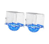 BESTonZON 2pièces Nid Oiseau à Couver Bassin De Nidification pour Pinsons Et Perroquets Cage à Oiseaux Nid De Canari pour Reproduction Boîte Élevage Suspendue