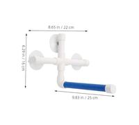 BESTonZON 2pièces Perchoir de Douche pour Oiseaux Support à Ventouse Bain Intérieur pour Perroquets Plateforme Stable et Sécurisée Facile à Nettoyer Ranger