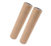 BESTonZON 2pièces Poteau à Griffer de Rechange Sisal pour Chat Poteau à Griffer pour Arbre à Chat Accessoire à Monter Soi-même pour Petits Espaces