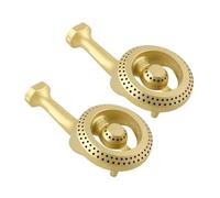 BESTonZON 2pièces Têtes De Brûleur Pour Cuisinière à Gaz Lot Rechange Pour Plaque De Cuisson Couvre-brûleur Métallique Accessoires De Chauffage