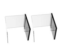 BESTonZON 2pièces Transparent pour Balles Acrylique Support De Baseball Et Softball pour Souvenirs Autographiés Présentoir Élégant pour Collection
