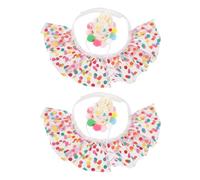 BESTonZON 2Set Couronne d'anniversaire de Chien Chapeau d'anniversaire de Chat Chapeau de fête pour Chiens pour Petit Foulard de Chatte