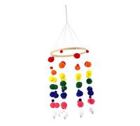 BESTonZON 3 Ensembles De Carillons Éoliens Boule De Décoration De D'Enfant Décoration Murale De D'Enfant Boule Floue Cloche De Lit Carillon Décoratif Berceau De