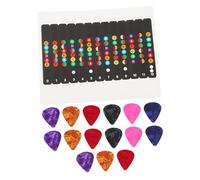 BESTonZON 3 ensembles Guitar Fretboard Note Stickers With Picks For Beginners Practical Learning Tools And Easy To Remove Suitable For Acoustic And Electric Guitars Couleur Aléatoire