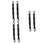 BESTonZON 3 Ensembles Lève-Chaussures Transporteur Sangles De Ski Sangles Porte-Chaussures De Ski Patinage Laisse De Patin Sangle De Laisse pour Patins À roulettes Noir Pompon 2 Pièces * 3