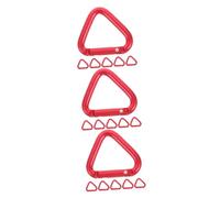 BESTonZON 3 Ensembles Mousquetons pour Escalade Clips De Suspension Triangulaires Accessoires pour À Dos Et Ceinture 6 Pièces * 3