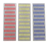 BESTonZON 3 Pièces Aiguiseur à Couteaux Portable Pierre Aiguiser Diamanté à Polir Cuisine, Outil Affûtage Mesh Singlesided Design pour Affûteur de Ciseaux Cuisine Polyvalent