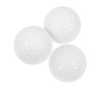 BESTonZON 3 pièces Balles Souples Double pour Entraînement Intérieur et Extérieur Balles Blanches pour Pratique et Amélioration des Compétences