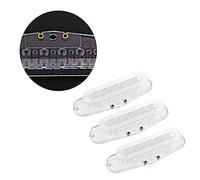 BESTonZON 3 pièces Bobine Humbucker Transparente pour Guitare Vis Durable et Facile à Installer Accessoire pour Fabrication de Micros Guitare Basses