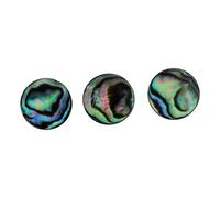 BESTonZON 3 pièces Boutons de Doigt pour Trompette Coquille Ormeau Colorée Remplacement et Naturel Accessoires pour Musiciens