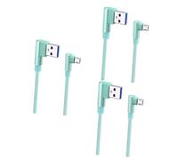 BESTonZON 3 Pièces Cordon de Charge du téléphone Chargeur de Type c Chargeur de téléphone Cordon du Chargeur câble Micro-USB câble de Charge Tons de Terre Ligne de données