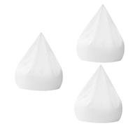 BESTonZON 3 Pièces Doublure de canapé avec Remplacement Duveteux intérieur Mousse Peluche Manchon de Pouf sans Remplissage de Haricots canapé Paresseux en Tissu Blanche