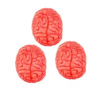 BESTonZON 3 Pièces Humain Factice Halloween Décor Effrayant Vinyle et Sûr Accessoire Réaliste pour Fête Scène et Enseignement