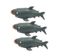 BESTonZON 3 Pièces Jouets Requin Mâchoire Souple Antistress Jouets Farce Garçon Fille Accessoires pour Fête et Détente