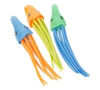 BESTonZON 3 pièces Lot de Jouets de Plongée Pieuvre Colorés pour Piscine Jouets de Bain Sécurisés et pour Garçon Fille Activité Physique et Jeux
