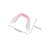 BESTonZON 3 pièces Lot Plaquettes Nez Silicone U Antidérapantes pour Lunettes Garçon Fille Coussinets Nez Lunettes Confortables et Stables Résistante Aux Déformations