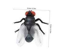 BESTonZON 3 Pièces Miniature Realistic Plastic Fly Figures Educational Insect Models for Science Learning Preschool and Outdoor Activities