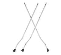 BESTonZON 3 pièces Support de Jambe de Batterie Métal Pied de Tom Stable et Antidérapant pour Kit de Percussion Remplaçant
