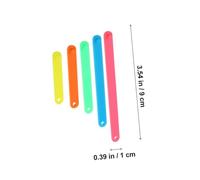 BESTonZON 30 pièces Bâtons Géométriques Plastique Enseignement Montessori Mathématiques Formes Polygonales pour Classes et Maternelles Outil Éducatif Polyvalent pour Calcul Aire et