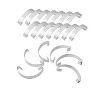 BESTonZON 30 pièces Crochet Acier Multifonctionnel pour Porte de Cage et Résistant Corrosion Accessoire de Fixation pour Cages à Lapin et Oiseaux Kit Dinstallation Polyvalent