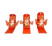 BESTonZON 30 Pièces Enveloppes Rouges Chinoises Nouvel An Chinois Créatives Hong Bao Année Du Cheval Traditionnelles Pochettes Chanceuses pour Fête Du Printemps