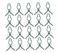 BESTonZON 30 Pièces Lot de Clips de Fixation pour Plantes Supports pour Orchidées et Légumes Pinces de Jardinage Multifonctions pour Tiges Grimpantes Clips Verts Robustes Faciles à Utiliser