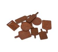 BESTonZON 30 Pièces Mini Planche à découper Jouets Cuisine Enfants Accessoire de Cuisine Miniature Petite Planche à découper Petites Planches de charcuterie Rouleau Patisserie Maison Ravioli
