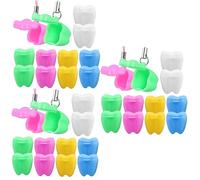 BESTonZON 36 Pièces des dents de lait boite souvenir boîtes à souvenirs économiseur de dents porte-dents pour enfants boîte à souvenirs pour bébé cas de dent de bébé