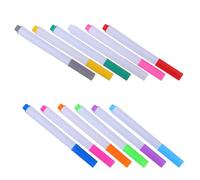 BESTonZON 36 Pièces Lot de 36 Stylos à Dessin Effaçables à Sec, Feutres à Craie Liquide Néon 12 Couleurs, Pointe Fine, Lavables pour Fenêtres, Tableaux Noirs et Panneaux Lumineux, Ensemble