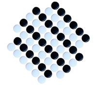 BESTonZON 360pièces Échecs Artisanales Accessoires Échecs Scolaires Petites Pièces Plates Résistantes Aux Bris Jouets Éducatifs pour Clubs De Go Et Jeux Initiation