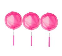 BESTonZON 3pièces Filets Télescopiques Extensibles pour Capture Insectes Lot de Poignée Caoutchouc pour Garçon Fille Dehors
