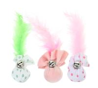 BESTonZON 3pièces Jouets à Mâcher pour avec Clochettes Jouets Décoratifs pour Intérieur pour De Toutes