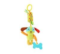 BESTonZON 3pièces Jouets De Hochet Pour Garçon Fille Jouets De Lit Infantile Avec Cloches Mobile De Lit Lion Chien Hibou