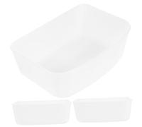 BESTonZON 3pièces Mangeoire pour Oiseaux Plastique Lot de Support De Nourriture pour Cage Récipient à Alimentation pour Perroquets Et Pigeons Facile à Installer Nettoyer