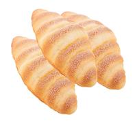 BESTonZON 3pièces Pain Artificiel Réaliste Modèle de Faux Pain Miniature Décorations pour Vitrines et Photographie Culinaire