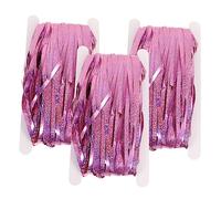 BESTonZON 3pièces Rideaux à Franges Métallisé pour Décors De Fêtes Mariages Et Anniversaires Décoration De Fond pour Photos