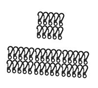 BESTonZON 4 Ensembles Mousquetons Alliage De Printemps pour Extérieur Clips Accroche Rapide Mini pour À Dos Équipement De Camping Et Activités De Plein Air 20 Pièces * 4