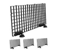 BESTonZON 4 Ensembles Set de Plaques de Séparation Aquarium Plastique avec Grille Filtrante pour Compartimenter et Nettoyer Le Fond du Réservoir