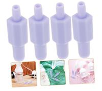 BESTonZON 4 Pcs Accessoires Connecteur Électrique Pour Tube Adaptateur De Tube Adaptateur Pour Pièces De Tube Polypropylène Violet