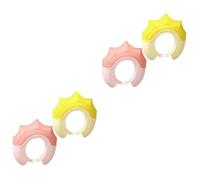 BESTonZON 4 Pcs Bonnet De Shampoing Pour Enfants Shampooing Bonnets De Visière De Bain Pour Chapeau De Bain Pour -Petits Shampooing Pour -Petits Chapeau De De Pour Laver
