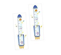 BESTonZON 4 Pcs Hauteur Autocollant Décoratif Decal Enfants Autocollant Enfants Hauteur Sticker Décoratif Hauteur Wall Sticker Enfant Hauteur Mesure Autocollant Motif Animal Sticker