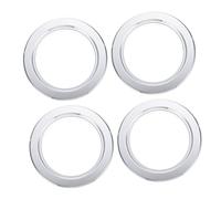 BESTonZON 4 pièces Anneau Aluminium pour Nichoirs Oiseaux Protection Picage pour Perruches et Autres Oiseaux Accessoire pour Entrée de Boîte de Reproduction Lot