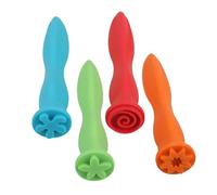 BESTonZON 4 Pièces Caoutchouc pour Garçon Fille de Outils de Dessin Bricolage avec Poignée Caoutchouc Floraux Distinctifs pour Éveiller la Créativité et S