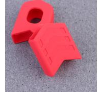 BESTonZON 4 Pièces Capuchon de Manivelle en Silicone Rouge