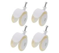 BESTonZON 4 Pièces de Remplacement Silencieuses pour Marche Garçon Fille Roulettes PU pour Poussette et Chariot Silencieuses Antibruit pour Apprentissage Marche