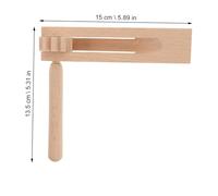 BESTonZON 4 pièces Lot de Bois Créateur de Bruit à Cliquet Jouets Musicaux Éducatifs pour Garçon Fille Instrument de Musique Ratchet pour Développer Rythme Curiosité