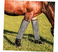BESTonZON 4 pièces Lot de Guêtres Mailles Respirantes Mouches pour Chevaux Protection des Jambes de Soins Équins Confortables et Faciles à