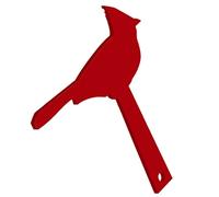 BESTonZON 4 Pièces Ornement de Boîte Aux Lettres Décoratif Oiseau Acrylique pour Jardin Piquet Extérieur Accessoire de Décoration de Boîte Aux Lettres